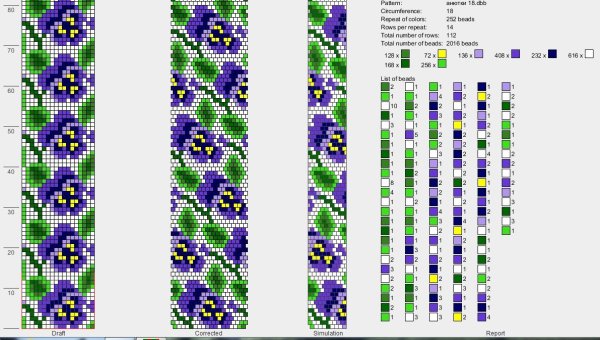 Схемы жгутов на 18 бисерин