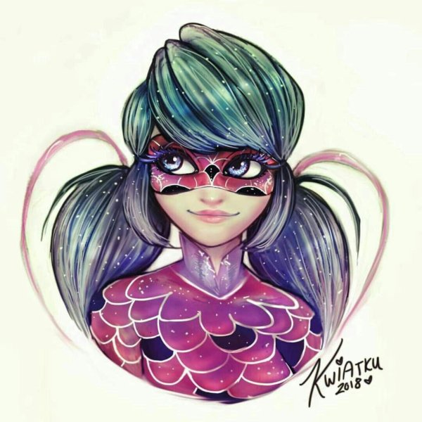 Аква Маюра из леди баг арт
