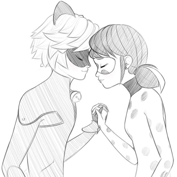 Супер кот карандашом для срисовки