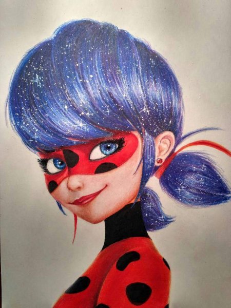 Леди баг и супер кот для срисовки