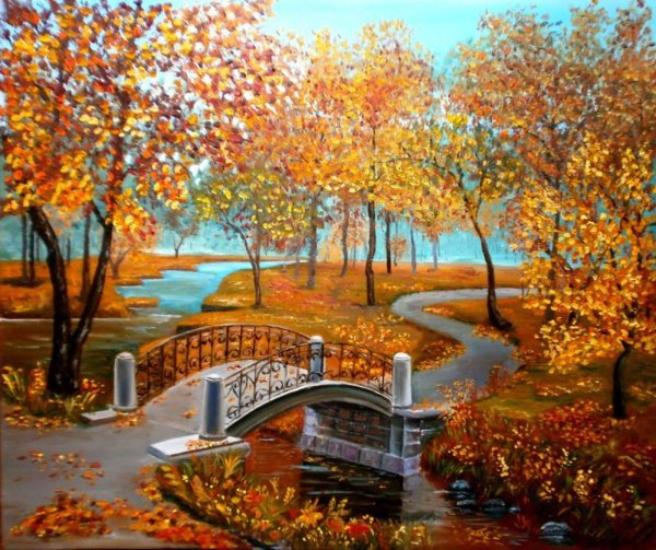 Ольга Дарчук осенний пейзаж