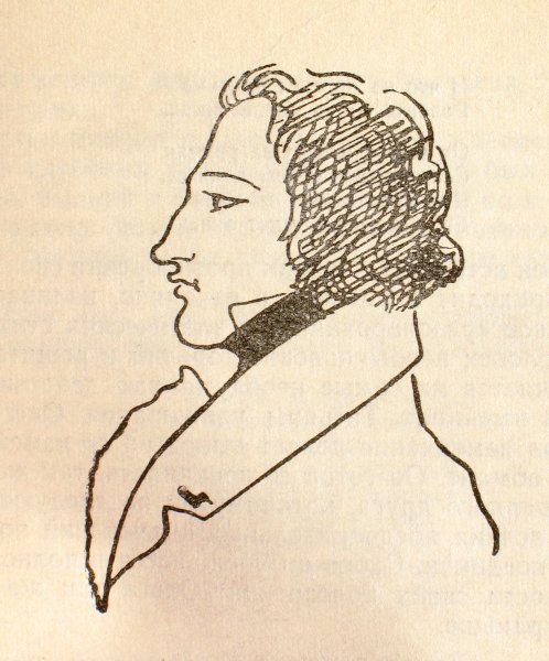 Рисунок а. с. Пушкина (1828) Закревская а. ф.
