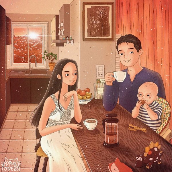 Семья иллюстрация