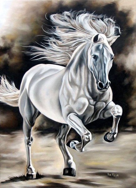 Лошадь карандашом