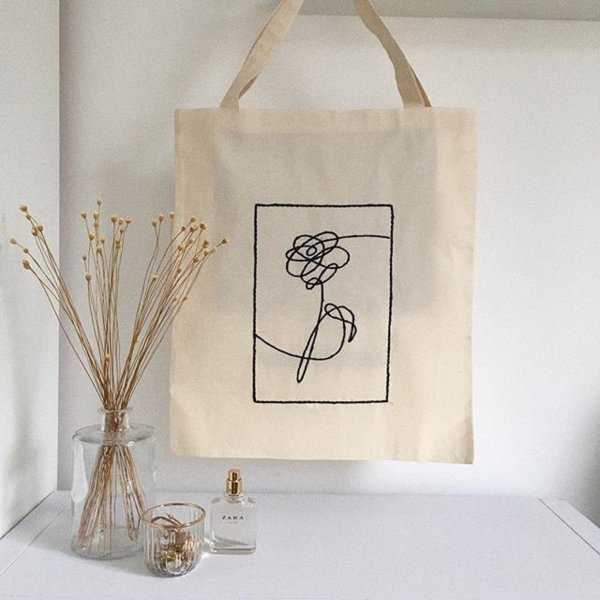 Рисунки на шоппер БТС