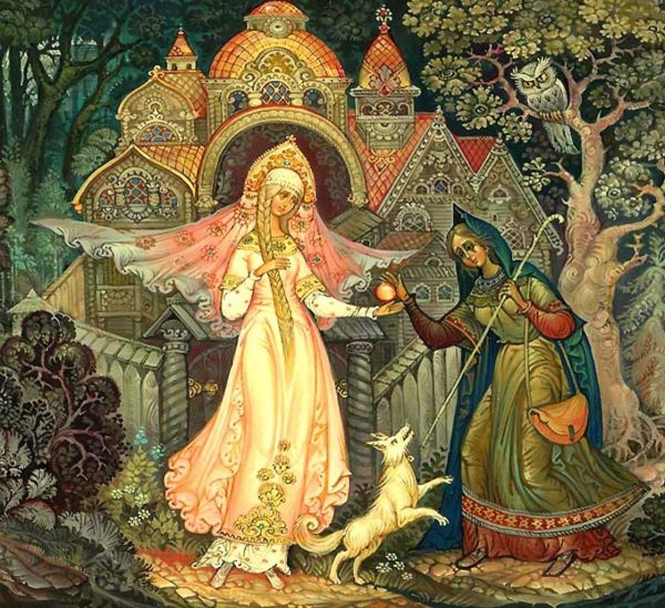 Василиса прекрасная картина Васнецова