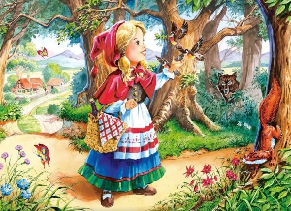 Красная шапочка Перро иллюстрации
