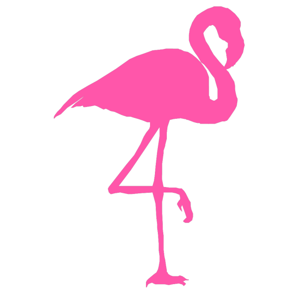 Фламинго в камышах