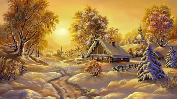 Сказочные зимние пейзажи