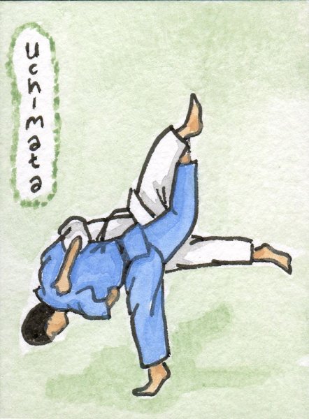Дзюдо рисовать