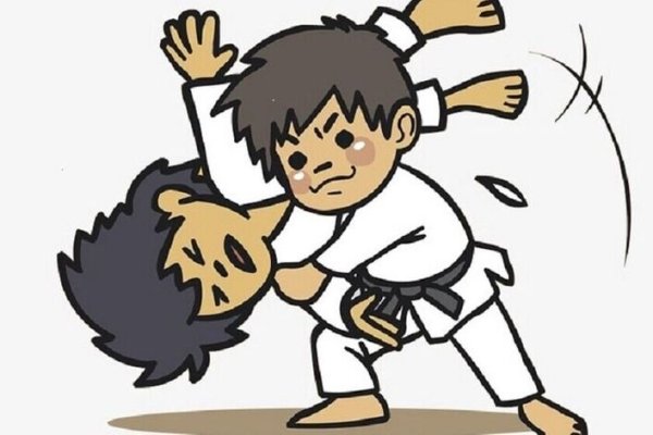 Дзюдо рисунок