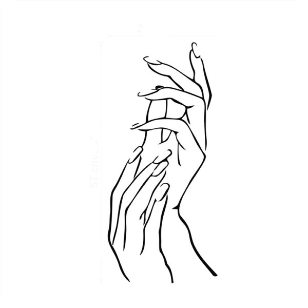 Женские руки для рисования