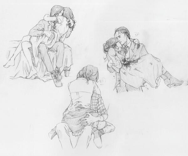 Женские губы арт