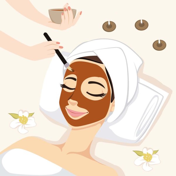 Косметолог иллюстрация