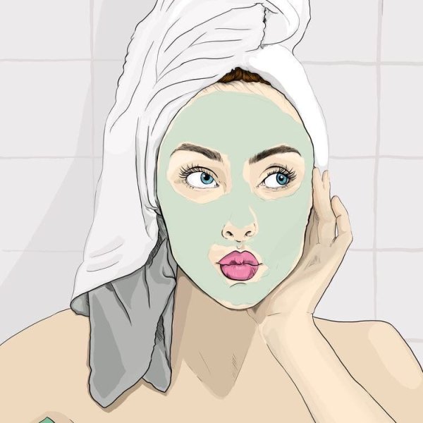 Косметолог схематично