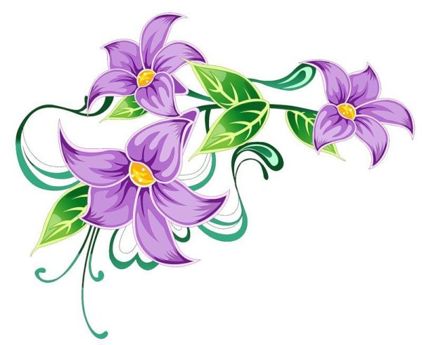 Цветочки на плакат