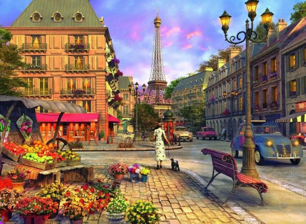 Пазл Anatolian улицы Парижа