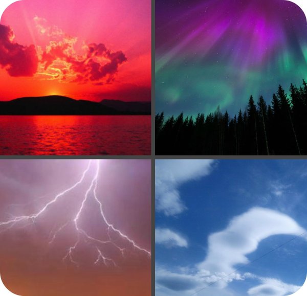 Красота неба коллаж