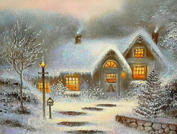 Художник Nicky Boehme новый год