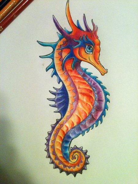 Стилизованные морские обитатели