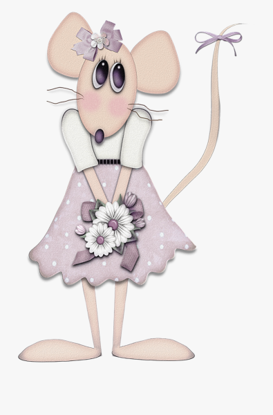 Мышонок рисунок карандашом