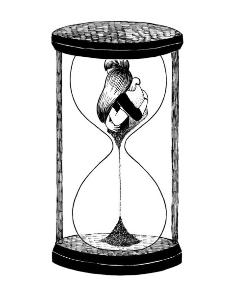 Песочные часы арт