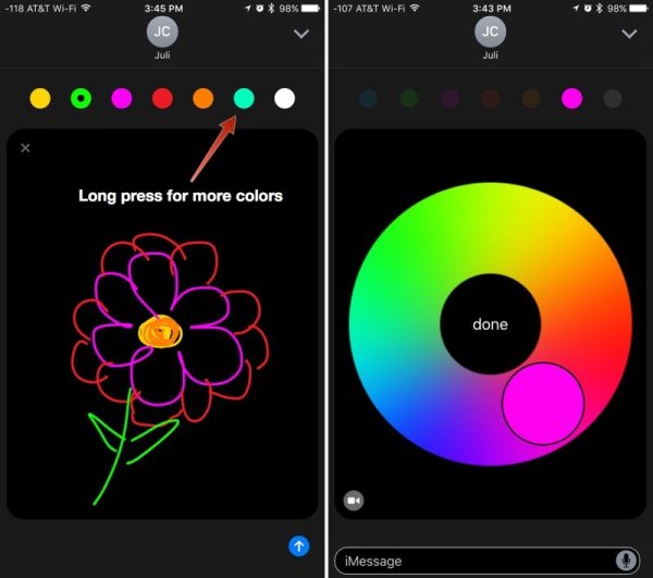 Digital Touch рисунки