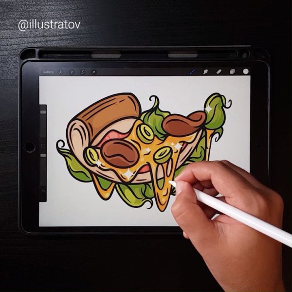 Скетчи на планшете