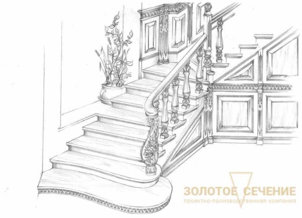 Лестница рисунок