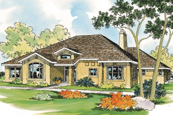 Иллюстрация дом одноэтажный