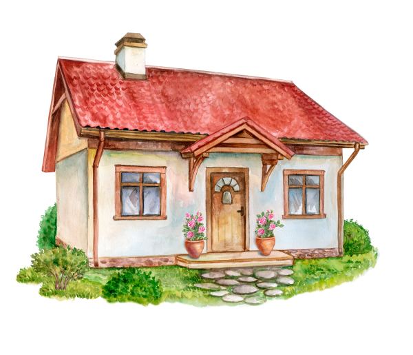 Дом мультяшный