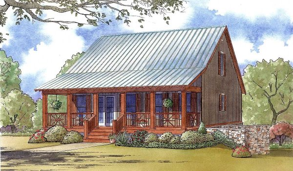 Деревенский домик проект