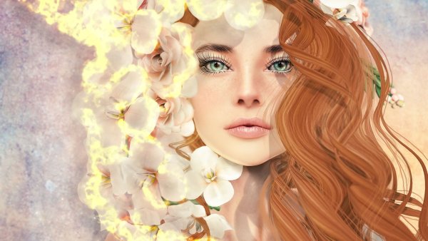 Весенний портрет девушки