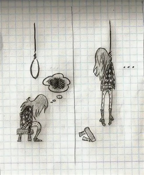 Рисунки людей с депрессией