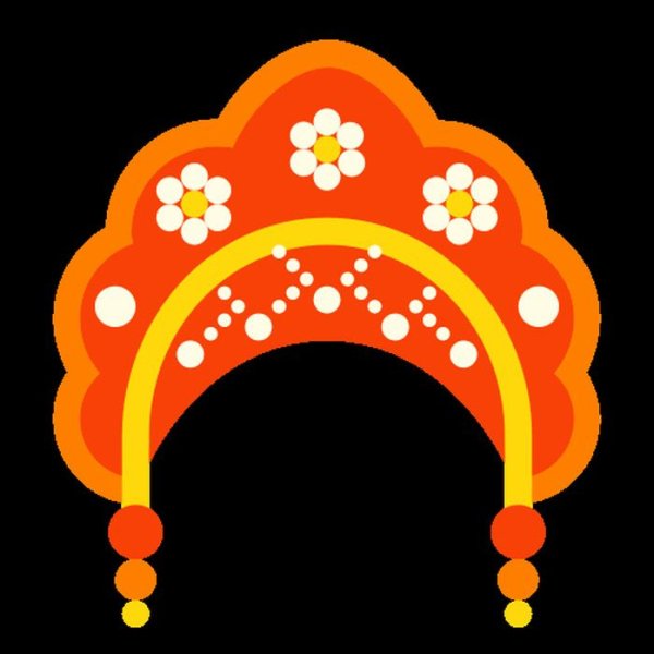 Кокошник вектор