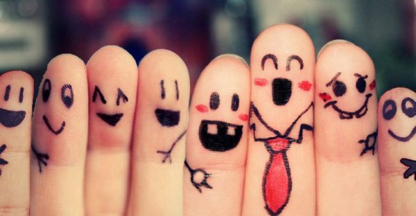 Пальчики с рожицами