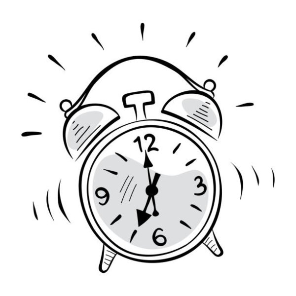 Схематичный будильник