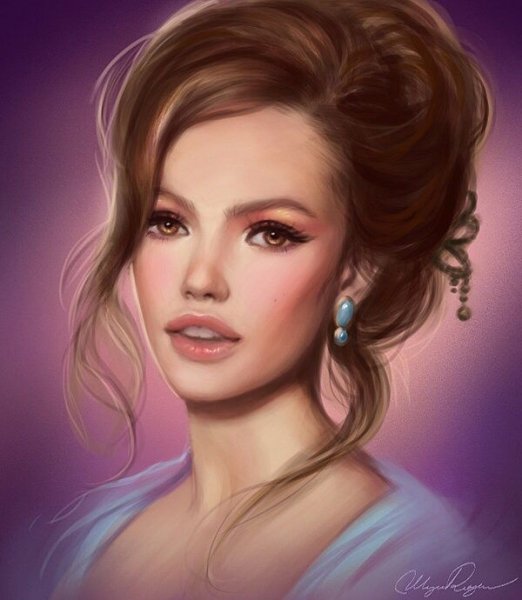 Девушка рисунок