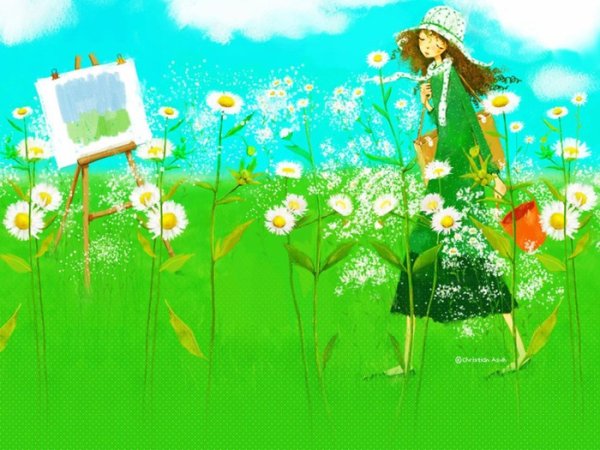 Художник Самарская Елена Михайловна березы