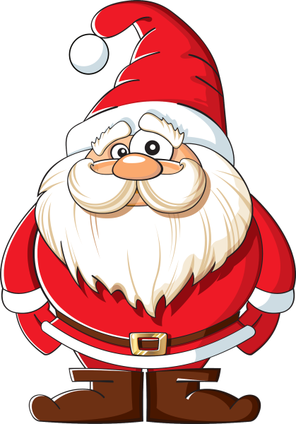 Новогодний фон с русским дедом Морозом