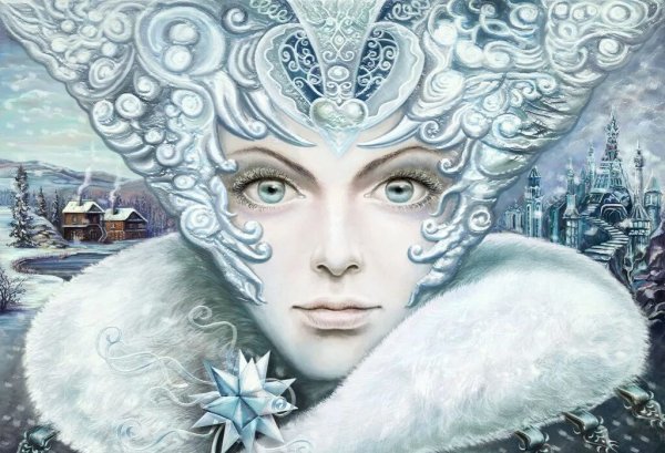 Снежная Королева рисунок