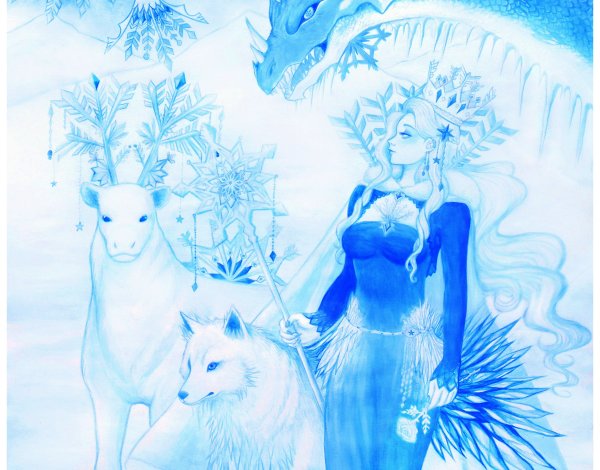 Инна Кузубова художник Снежная Королева