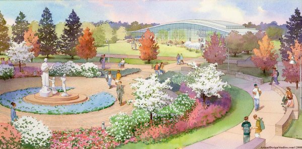 Раскраска парк