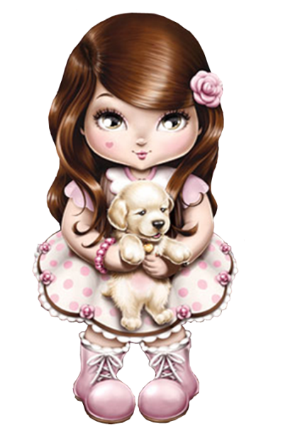 Мультяшная девочка