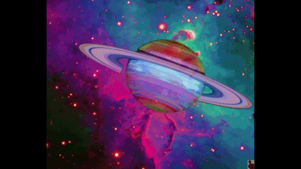 Анимации на тему космос