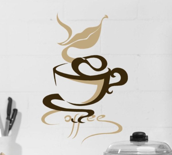 Шрифтовая композиция кофе