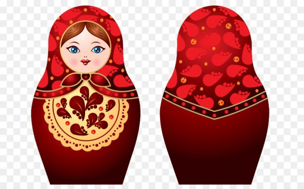 Матрешка Векторная