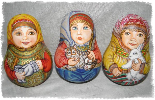 Матрешки живопись