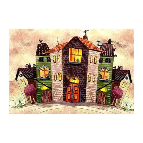 Сказочный городской домик