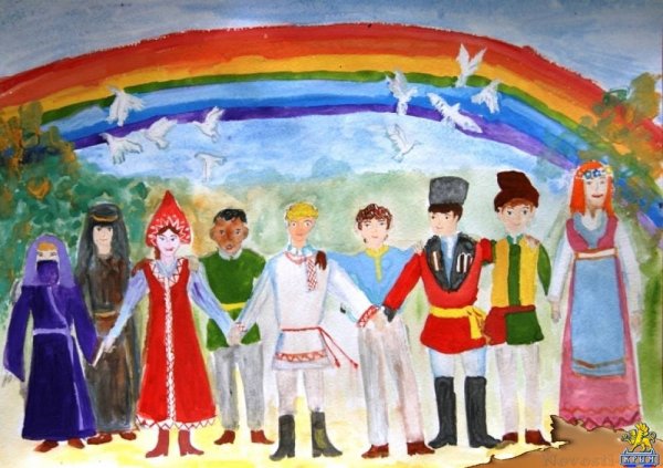 Рисунок на тему Дружба